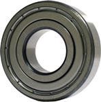 Deep Groove sealed Ball Bearing,16004-2Z 20X42X8MM chrome steel black color